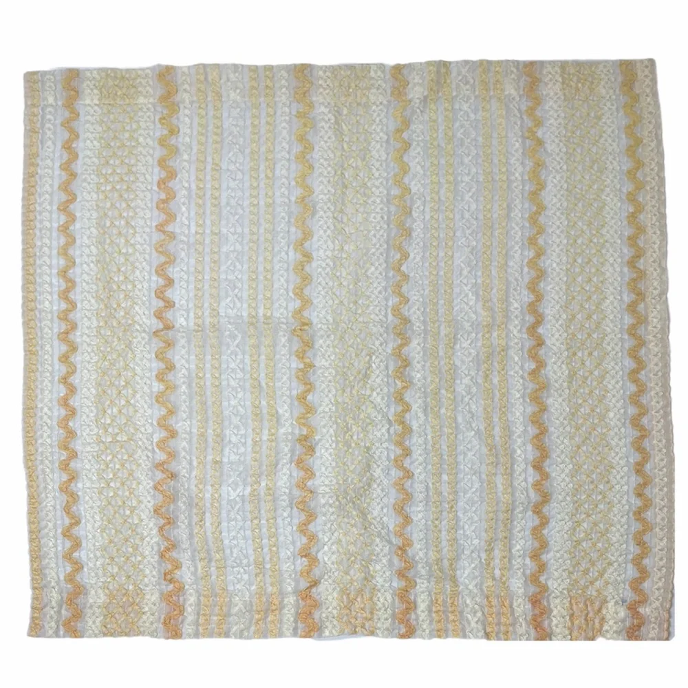 Vintage Curtain 2 Pc Set Antique Boho Retro 60’s 70’s 80’s Farmhouse Cottage